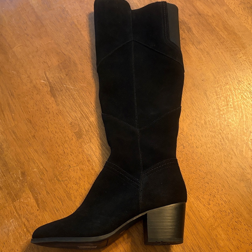 SUEDE🐝CROWN VINTAGE KNEE HIGH BOOT - Picture 4 of 13